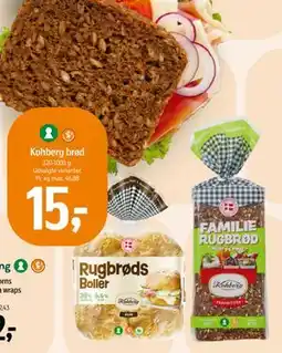 Føtex Kohberg brød, DKK 15 tilbud