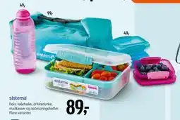 Føtex køletaske, drikkedunke, madkasser og opbevaringsbøtter, DKK 89 tilbud