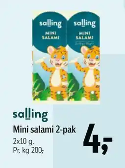 Føtex Mini salami 2-pak, DKK 4 tilbud
