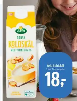 Føtex Arla koldskål, DKK 18 tilbud