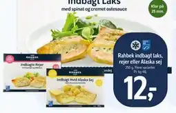 Føtex Rahbek indbagt laks, rejer eller Alaska sej, DKK 12 tilbud