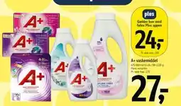 Føtex A+ vaskemiddel, DKK 27, App-pris tilbud