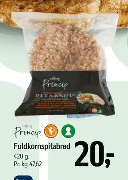 Føtex Fuldkornspitabrød, DKK 20 tilbud