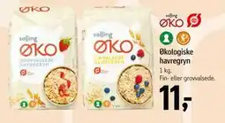 Føtex Økologiske havregryn, DKK 11 tilbud