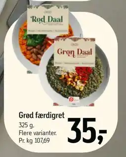 Føtex Grød færdigret, DKK 35 tilbud
