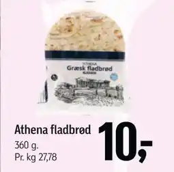 Athena fladbrød, DKK 10