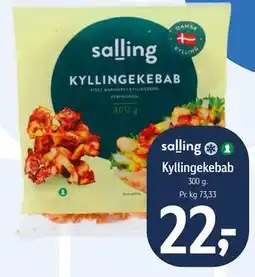 Føtex Kyllingekebab, DKK 22 tilbud