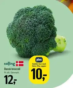 Føtex Dansk broccoli, DKK 12, App-pris tilbud