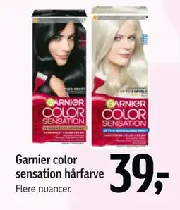 Føtex Garnier color sensation hårfarve, DKK 39 tilbud