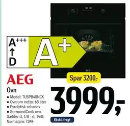 Føtex Ovn, DKK 3999 tilbud
