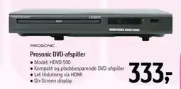 Føtex Prosonic DVD-afspiller, DKK 333 tilbud