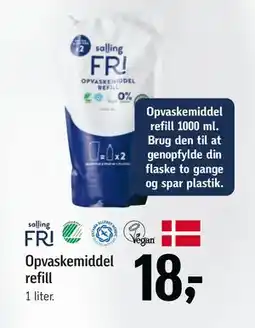Føtex Opvaskemiddel refill, DKK 18 tilbud
