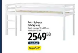 Føtex Spiloppe halvhøj seng, DKK 2549.5 tilbud