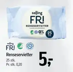Føtex Renseservietter, DKK 5 tilbud
