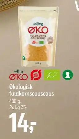 Føtex Økologisk fuldkornscouscous, DKK 14 tilbud