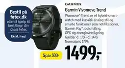 Føtex Garmin Vivomove Trend, DKK 1499 tilbud