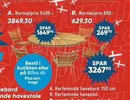 Bilka Kerteminde havebord 150 cm, DKK 3849.3 tilbud