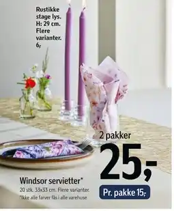 Føtex Rustikke stage lys, DKK 6 tilbud