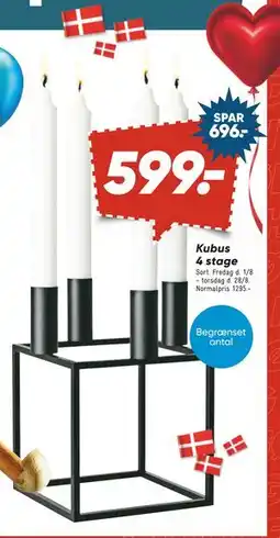 Bilka Kubus 4 stage, DKK 599 tilbud