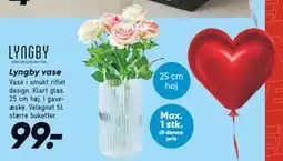 Bilka Lyngby vase, DKK 99 tilbud