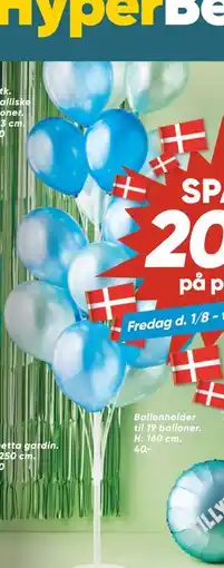 Bilka Ballonholder til 19 balloner, DKK 40 tilbud