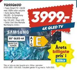 Bilka SAMSUNG TQ55Q60D, DKK 3999 tilbud