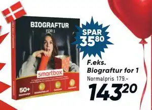 Bilka Biograftur for 1, DKK 143.2 tilbud