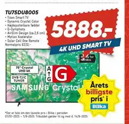 Bilka SAMSUNG TU75DU8005, DKK 5888 tilbud