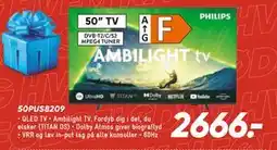 Bilka PHILIPS 50PUS8209, DKK 2666 tilbud