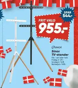 Bilka Sinox TV-stander, DKK 955 tilbud