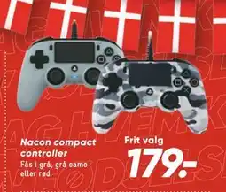 Bilka Nacon compact controller, DKK 179 tilbud