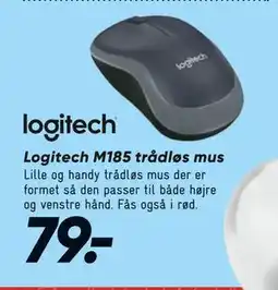 Bilka Logitech M185 trådløs mus, DKK 79 tilbud