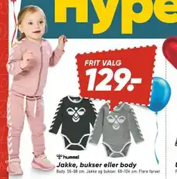 Bilka Jakke, bukser eller body, DKK 129 tilbud