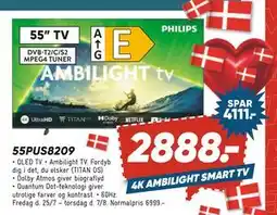 Bilka PHILIPS 55PUS8209, DKK 2888 tilbud