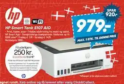 Bilka HP Smart Tank 5107 AIO, DKK 979 tilbud