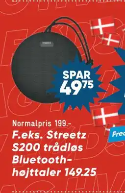 Bilka Streetz S200 trådløs Bluetoothhøjttaler, DKK 149.25 tilbud