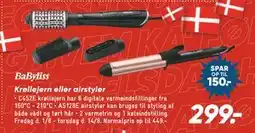 Bilka Krøllejern eller airstyler, DKK 299 tilbud