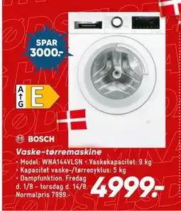 Bilka Vaske-tørremaskine, DKK 4999 tilbud
