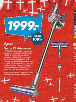 Bilka Dyson V8 Advanced, DKK 1999 tilbud