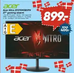 Bilka Acer Nitro XF270M3BIIPH 27” gaming skærm, DKK 899 tilbud