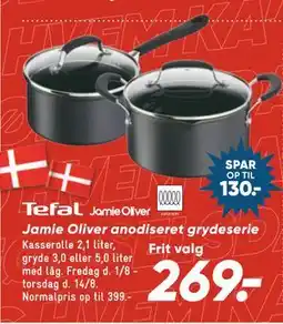 Bilka Jamie Oliver anodiseret grydeserie, DKK 269 tilbud