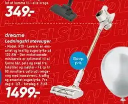 Bilka Ledningsfri støvsuger, DKK 1499 tilbud