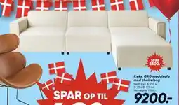 Bilka GRO modulsofa med chaiselong, DKK 9200 tilbud