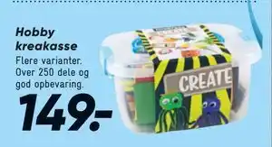 Bilka Hobby kreakasse, DKK 149 tilbud