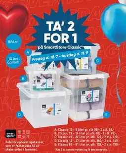 Bilka TA’ 2 FOR 1 på SmartStore Classic tilbud