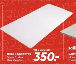 Bilka Basis topmadras, DKK 350 tilbud