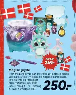 Bilka Magisk gryde, DKK 250 tilbud