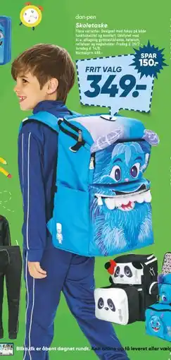 Bilka Skoletaske, DKK 349 tilbud