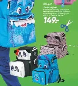 Bilka Junior rygsæk, DKK 149 tilbud