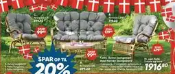 Bilka Suma loungesæt med Harvey loungebord, DKK 1916.8 tilbud